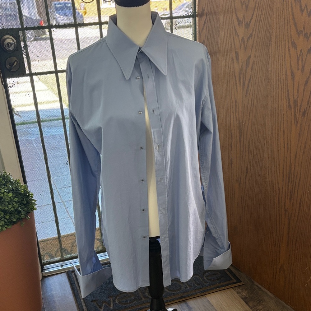 Yves Saint Laurent Sky Blue Dress Shirt